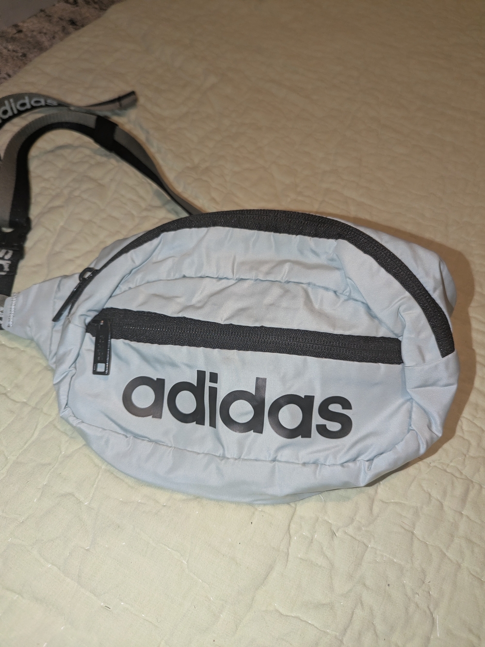 adidas Light Gray Waist Bag - Men's Fanny Pack